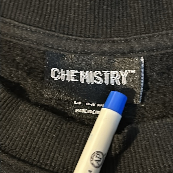 Size M Chemistry NASA crewneck sweatshirt- black - Picture 3 of 7